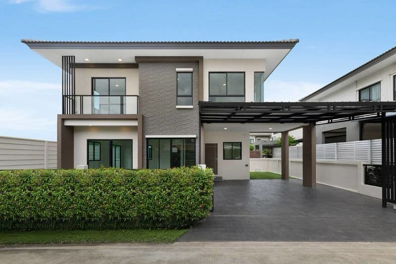 บ้านเดี่ยว คลองถนน บางใหญ่ หมู่บ้านคาซ่าวิลล์ บางใหญ่ รีโนเวทใหม่ แปลงมุม