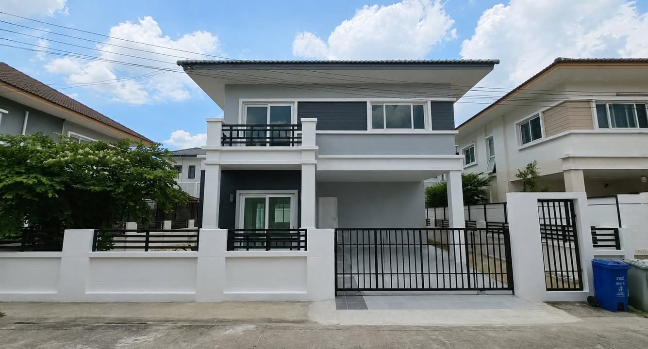 ขายบ้านเดี่ยวรีโนเวทใหม่พร้อมอยู่ หมู่บ้านสรานรมย์ ซอยวัดเวฬุวนาราม 21
