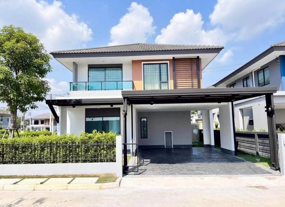 ขายบ้านเดี่ยว 2 ชั้น คณาสิริ วงแหวน–ลำลูกกา แปลงมุม 3 ห้องนอน