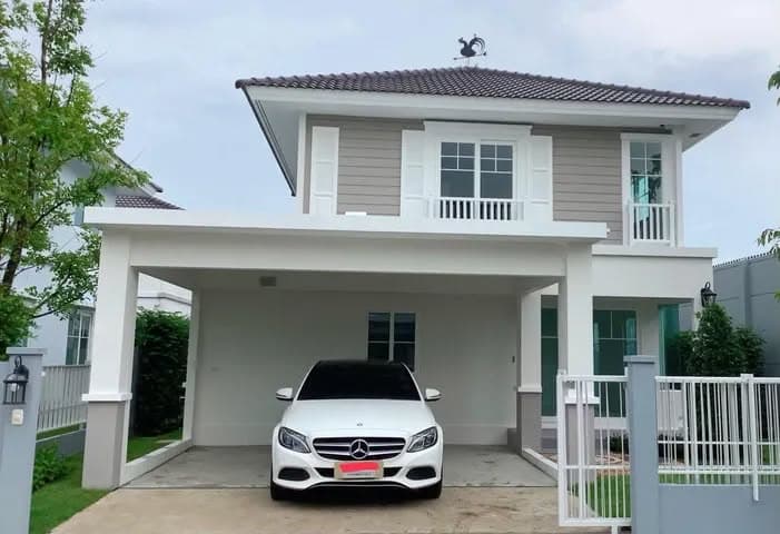 ขายบ้านเดี่ยวสไตล์รีสอร์ท หลังมุม วิลาจิโอ้ ปิ่นเกล้า–ศาลายา 3 ห้องนอน 55.9 ตร.ว.