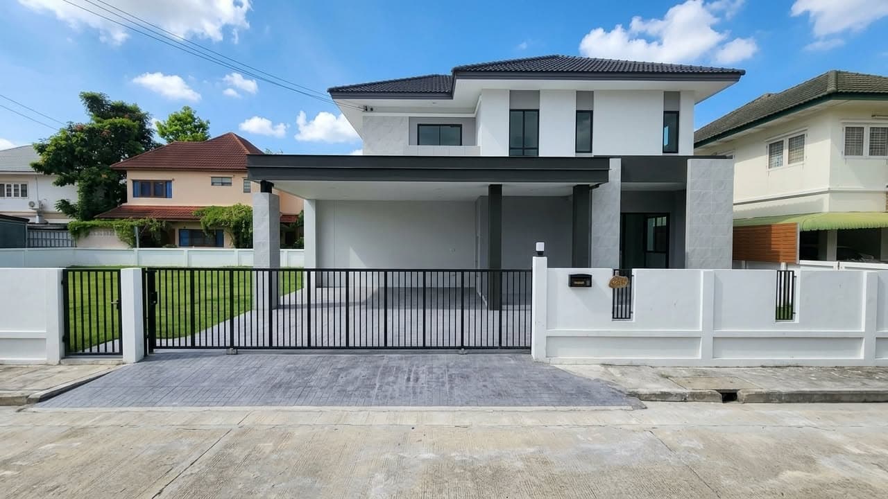 บ้านเดี่ยว Hybrid Home กฤษดานคร 18 พุทธมณฑลสาย 3 ที่ดินใหญ่ 144 ตร.ว.