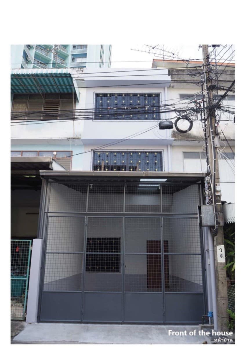 [Code : R4405] ให้เช่าราคาถูก บ้านทาวน์เฮาส์ตกแต่งใหม่ ซอยนราธิวาสฯ 22 (สาธุประดิษฐ์ 15 ) 3 ชั้น   เลี้ยงสัตว์ได้